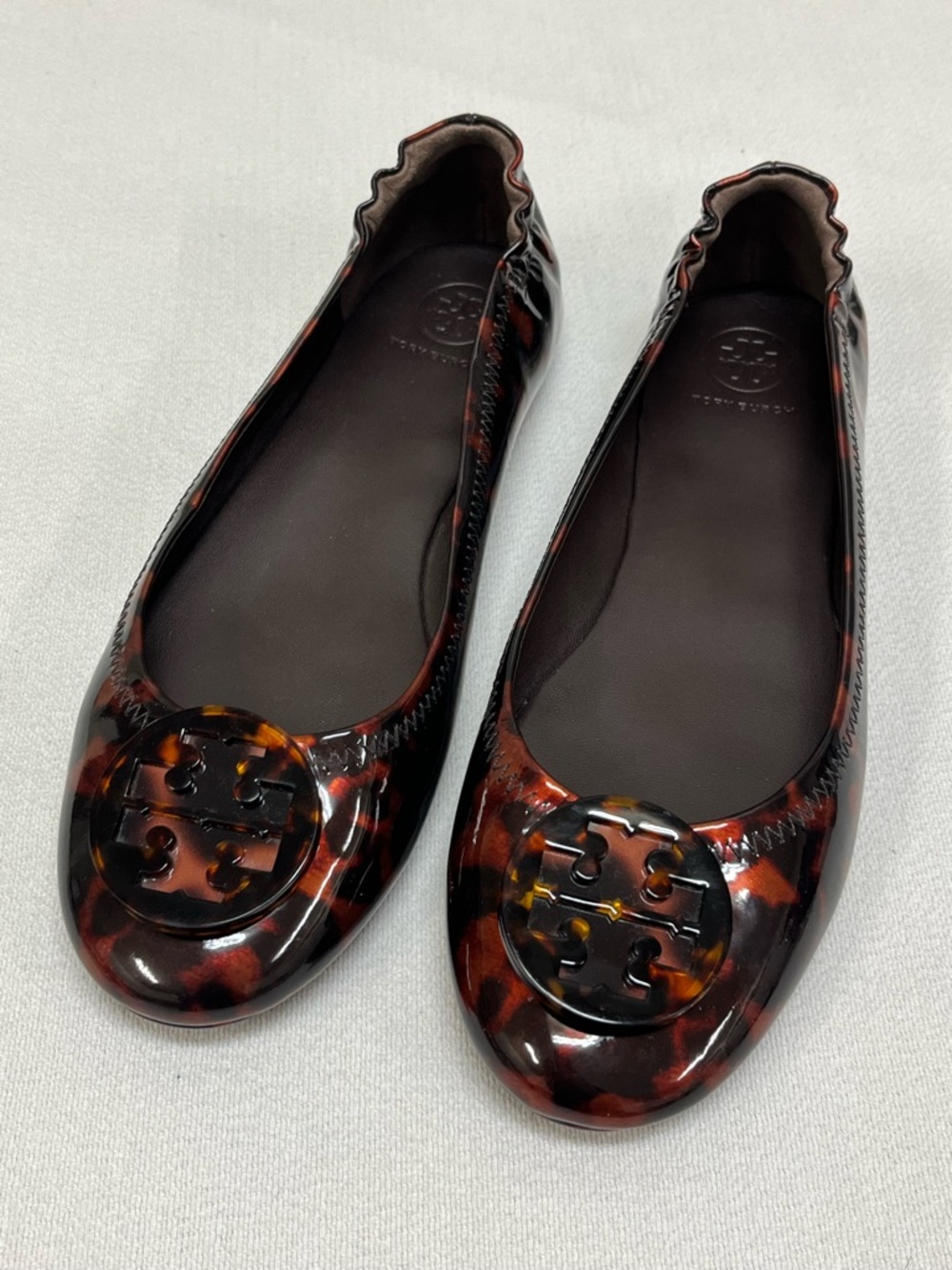 Tory Burch Tortoise Shell Ballet Flats - 8.5
